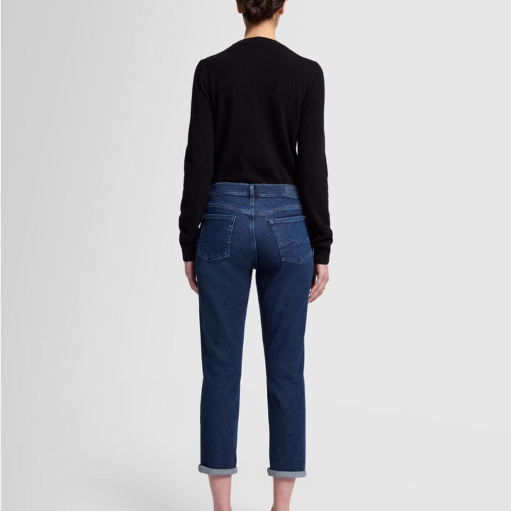NWT 7 for All Mankind Luxe Vintage Josefina Slim Boyfriend Jeans - Picture 5 of 6